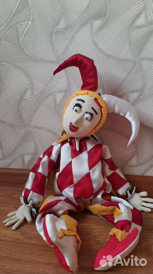 Интерьерная кукла Арлекин