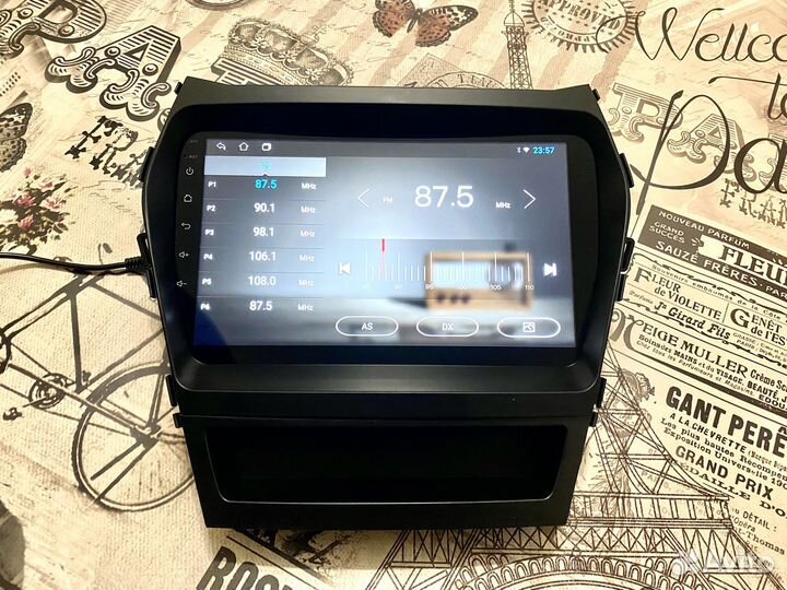 Андройд магнитола Хундай Санта Фе 3 дорестайлинг