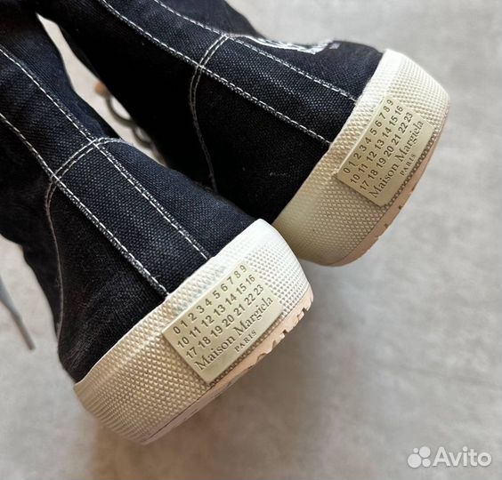 Высокие кеды maison margiela tabi оригинал