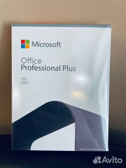 Microsoft Office PRO Plus 2021 BOX. Лицензия