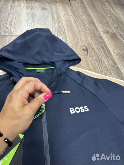 Мужской спортивный костюм Boss синий новый