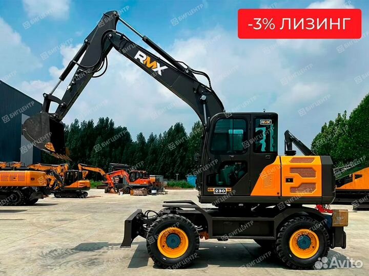 Колёсный экскаватор Runmax ER120W, 2023