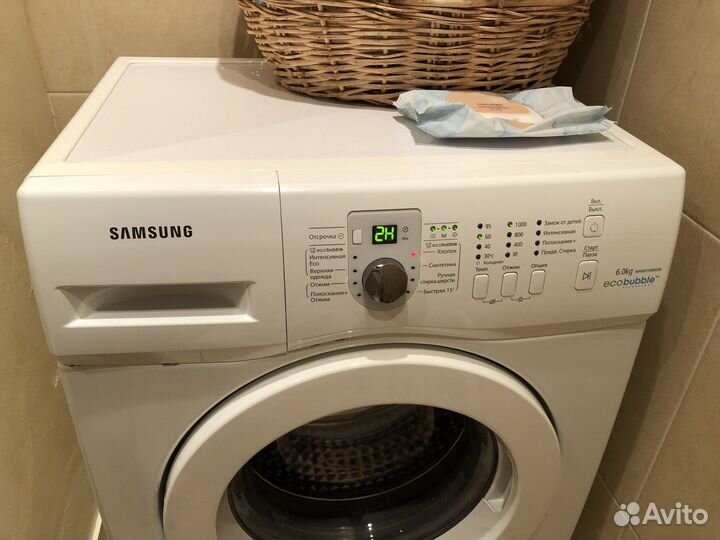 Стиральная машина samsung eco bubble 6кг