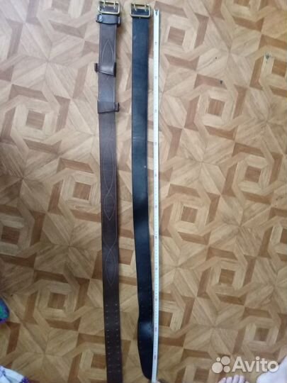 Ремень кожаный (офицерский, солдатский, СССР)