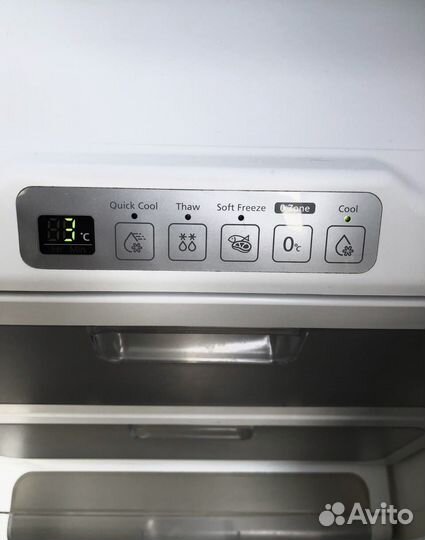 Зеркальный холодильник Samsung side by side