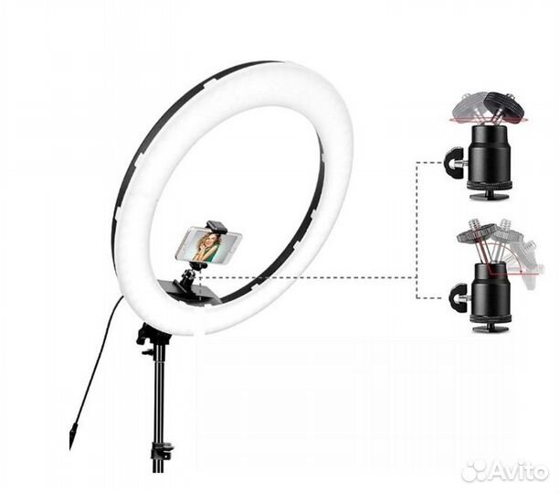 Кольцевая лампа 36 см RL 14 профессиональная
