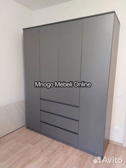 Шкаф новый графит