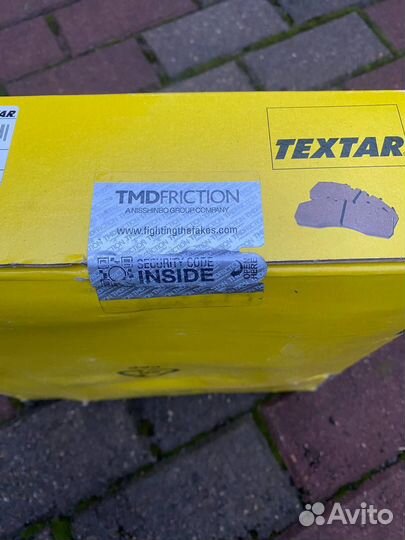 Тормозные колодки textar 2922801