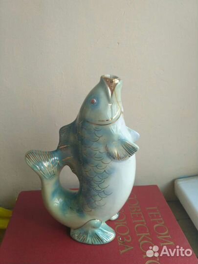 Штоф- рыба.Рига,Рижский фарфоровый завод
