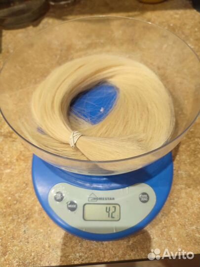 Волосы натуральные срез