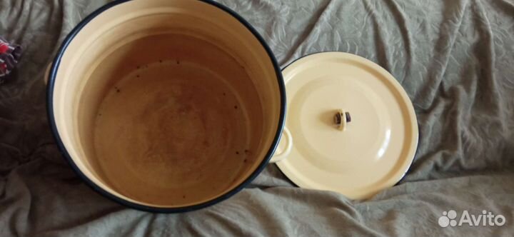 Кастрюля эмалированная 20 л, 40 л, времён СССР