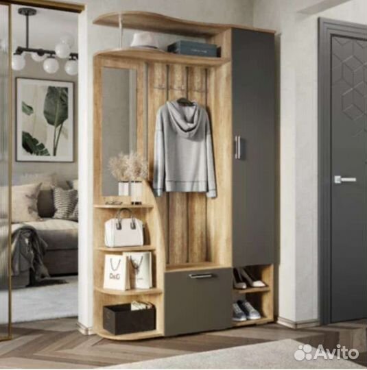 Прихожая Ксения - 2 Дуб каньон/графит