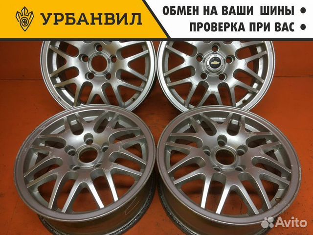 4 шт. Диски Chevrolet 15 5х110 DIA 65,1