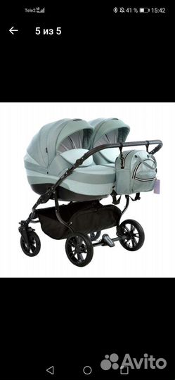 Коляска для двойни Indigo indigo DUO