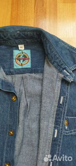 Рубашка джинсовая 152 размер