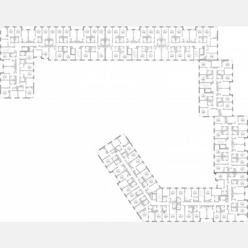 2-к. апартаменты, 50,5 м², 7/8 эт.