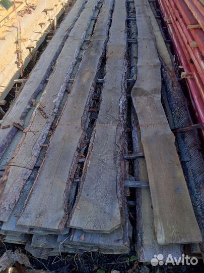 Доска необрезная сухая сосна 25