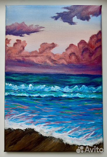 Картина акрилом ручная работа