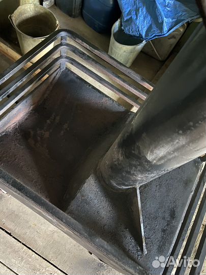 Печь для бани с баком