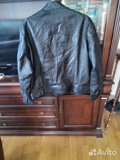 Кожаная куртка мужская 54 56р нат. кожа
