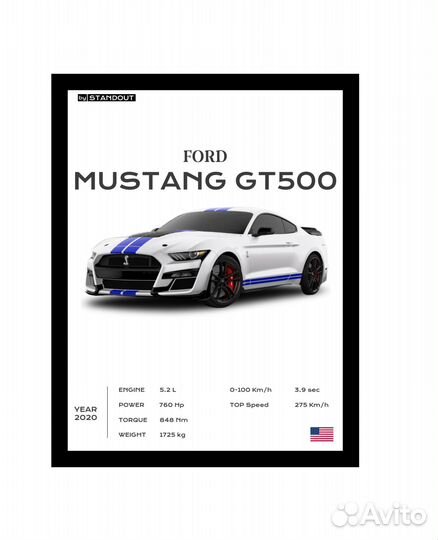 Постеры с автомобилями