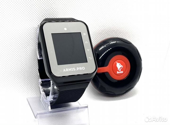 Кнопка вызова официанта персонала Классик и часы