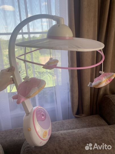 Мобиль Chicco Волшебные звёзды розовый