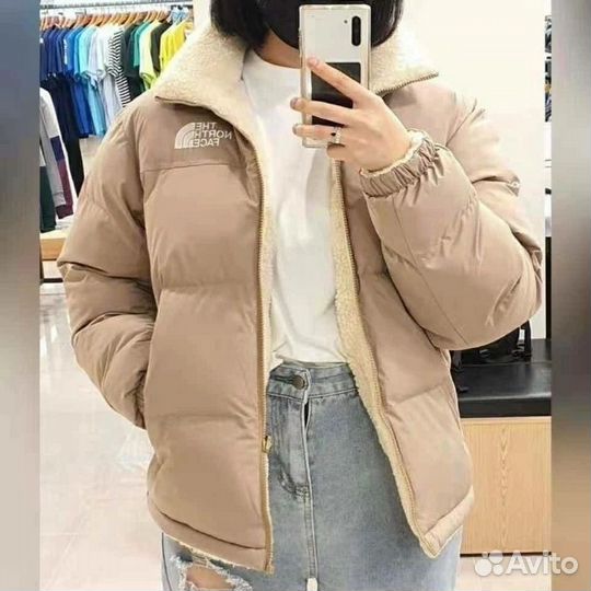 The north face двухсторонняя куртка