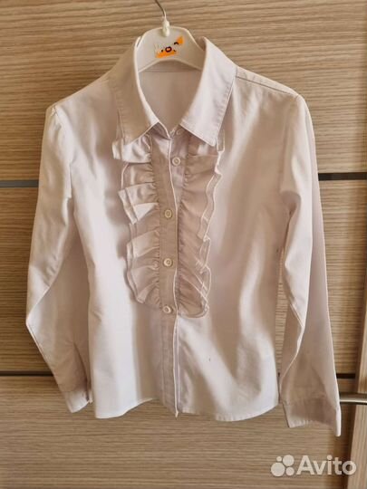 Школьная рубашка на девочку