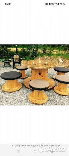 Катушка от кабеля деревянная