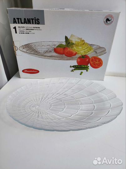 Тарелка овальная 230*320мм атлантис