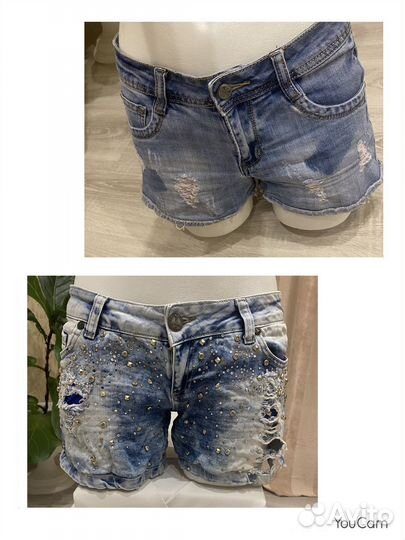 Шорты джинсовые