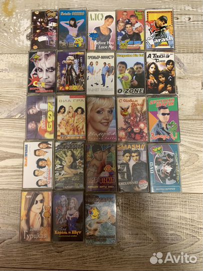 Аудио кассеты б/у