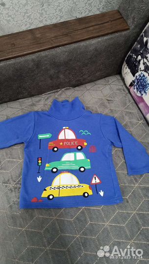 Водолазка на мальчика 80