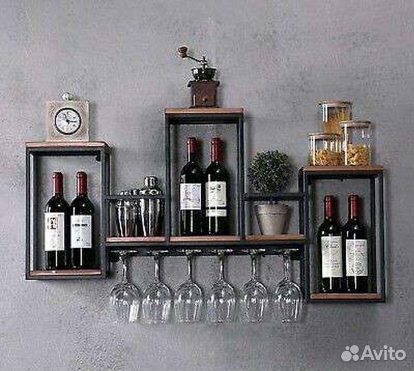 Полка настенная лофт