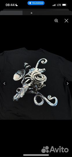 Футболка Капель цветы L