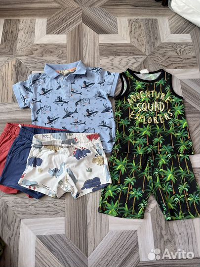 Летние вещи на мальчика H&M 98 104