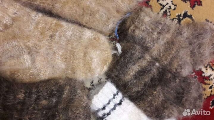 Носки из 100 собачьей и овечьей шерсти