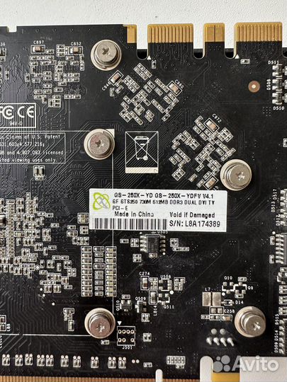 Видеокарта XFX GeForce GTS 250