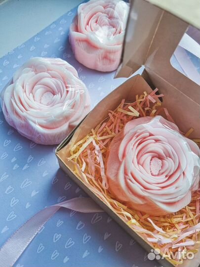 Мыло ручной работы / подарки / Цветы из мыла
