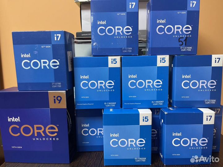 Процессоры Intel 12 и 13 серии в наличии гарантия
