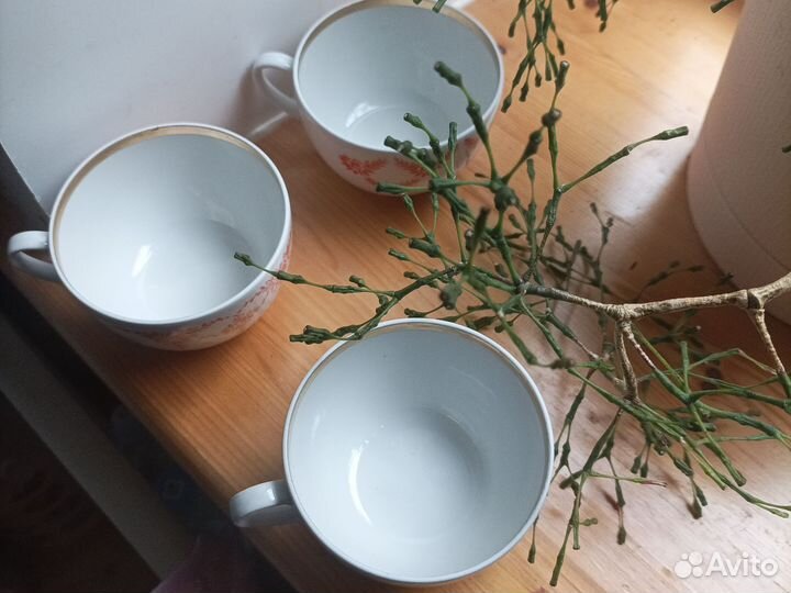 Чайные чашки СССР кофейные кружки СССР фарфор