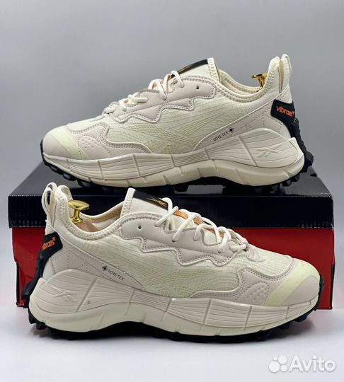 Кроссовки бежевые Reebok Zig Kinetica 2 Edge