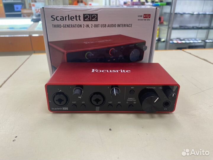 Внешняя звуковая карта Focusrite Scarlett solo 2(к