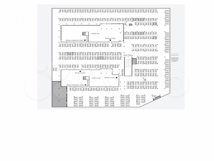 Машиноместо, 14 м²