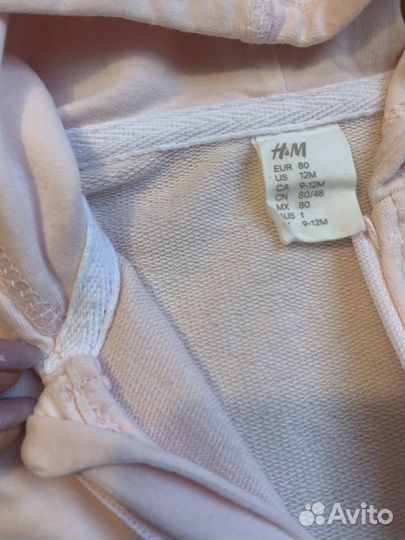 Кофта для девочки 80 H&M