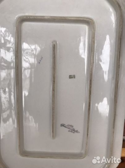 Поднос - блюдо Фарфор Франкенталь начало 20 века