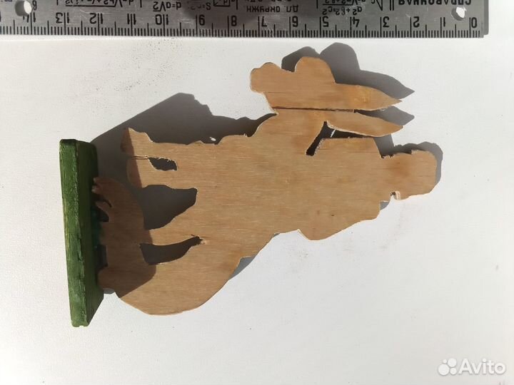 Фигурка конек Горбунок на подставке Фанера дерево