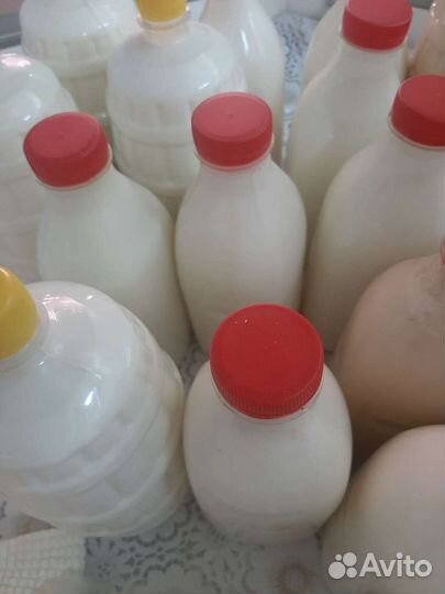 Домашняя молочная продукция.Молоко, творог сметана