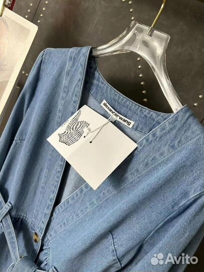 Платье джинсовое новое 46р